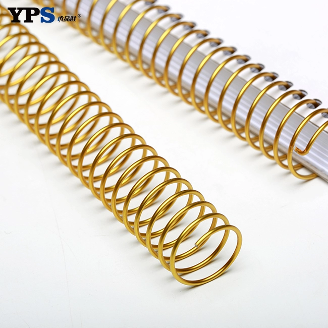 Various Size Eco-friendly and Bronze Color High Quality Metal Spiral Binding Coil Wire O